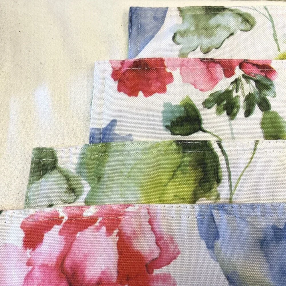Four Summer Floral Placemats by Colordrift - Picture 3 of 12
